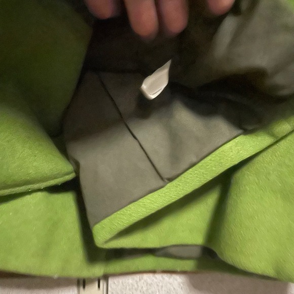 J.Crew Green Wool Cashmere Blend Double Breasted Pea Coat Jacket Womens Small - Picture 4 of 7